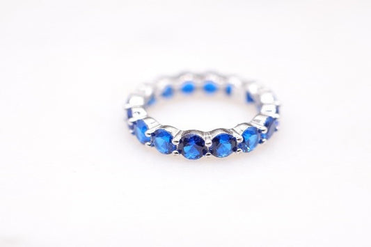 Blue Sapphire Band